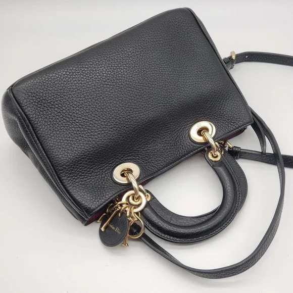 100% Authentic Christian Dior Black Handbag & Crossbody Bag - Picture 6 of 16